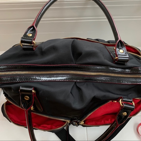 MZ Wallace black KATE nylon baby diaper gym bag